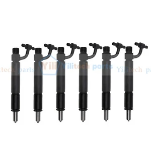 6X Fuel Injector 1806407C91 780332 735350C91 w/Nozzle for Navistar Engine DT466 - Foto 1 di 1