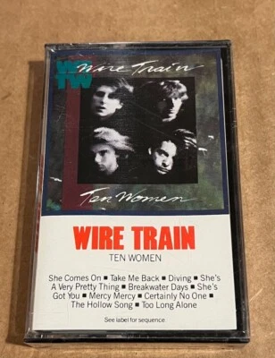 Wire Train - Ten Women RARE promo issue cassette '87 (SEALED - NEW) - Image 1 of 2