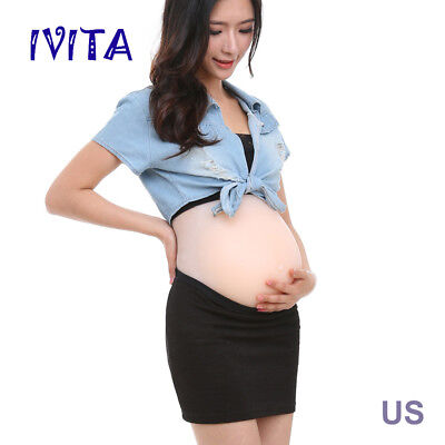 3000g Silicone Artificial Belly Tummy Fake Belly Realistic Pregnant 5-7 Months • 152.84€