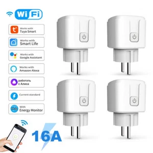 2/4x TUYA WiFi Smart Life Socket Plug Steckdosen Buchsen 16A Alexa google DE - Bild 1 von 15