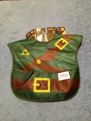 Bumkins The Legend of Zelda Link Super Babero con Capa Shield 6-24 meses Foto 1 de 4