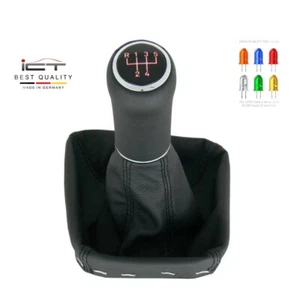 ICT Gear Knob Fits BMW 5 Series E32 E34 Shift Cover Illuminated Leather A10 - Picture 1 of 6