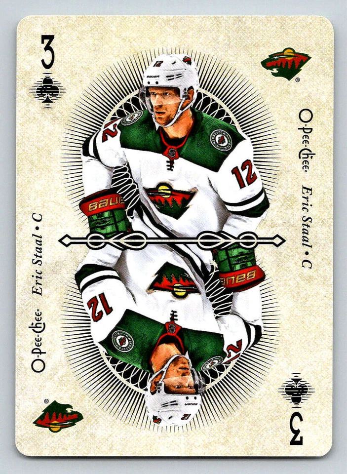 2018-19 O-Pee-Chee Playing Cards #3C Eric Staal (ref 179979) - Image 1 of 2