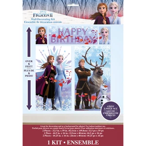 Disney Frozen 2 Wall Decoration and Photo Booth Backdrop Kit, 5 Pieces - Picture 1 of 1
