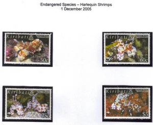 KIRIBATI MNH 2005 SG746-749 SPECIE IN VIA DI ESTINZIONE - Foto 1 di 1