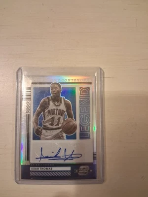 Optic Legendary Contenders 2020-2021 automático Isiah Thomas plateado/99 Foto 1 de 2