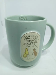 THE DOTING DOG WHISPERER MUG. DOG COFFEE MUG. ANTHROPOLOGIE MUG. B385 - Picture 1 of 17