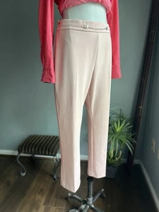 Counterparts Stretch Cigarete Pants Trousers Blush Pink Size 16 - Picture 1 of 9