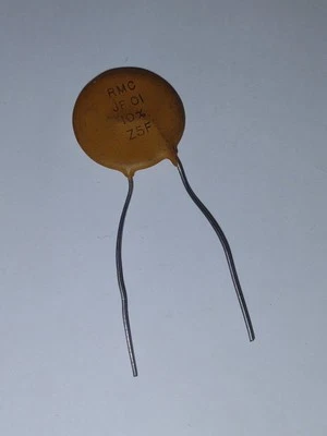 Condensador de disco de cerámica RMC .01 uf 1kv 10% ¿Mallory vintage? Foto 1 de 2