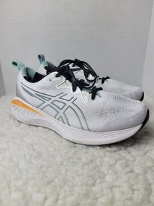 Asics Gel Cumulus 25 WIDE Men’s Running Gym Sneakers Size 10.5 White Blue Orange - Bild 1 von 11