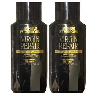 PACK de 2 champú reestructurador Andrew Fitzsimons Virgin Repair 8,4 oz NUEVO - Imagen 1 de 1
