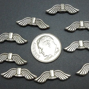 10 Pezzi Perline Ali di Angelo, Forniture per Fare Gioielli - Foto 1 di 3