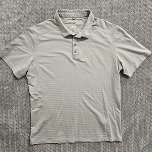 Kuhl Shirt Men's XL AirKuhl Polo Light Gray Stretch Hiking Outdoors 7344 - Picture 1 of 10
