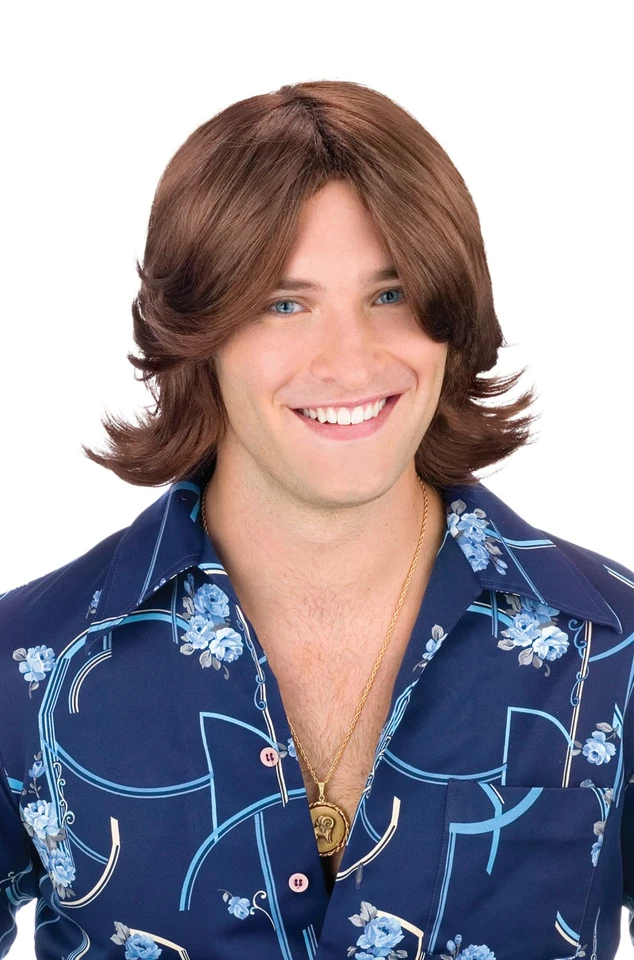 That 70s Show Inspired Ladies' Man 1970s Adult Wig (Brown) - Image 1 of 1