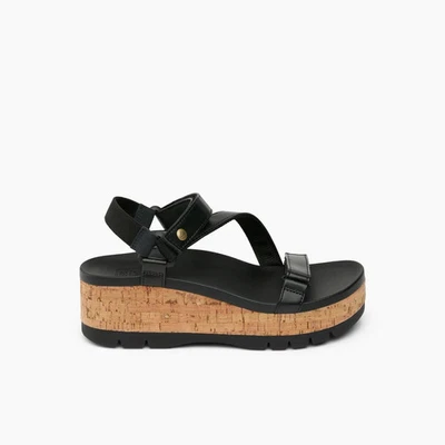 Reef Women's Size 6 Vista Higher Luna Black Cork Wedge Sandals New in Box - Image 1 of 4