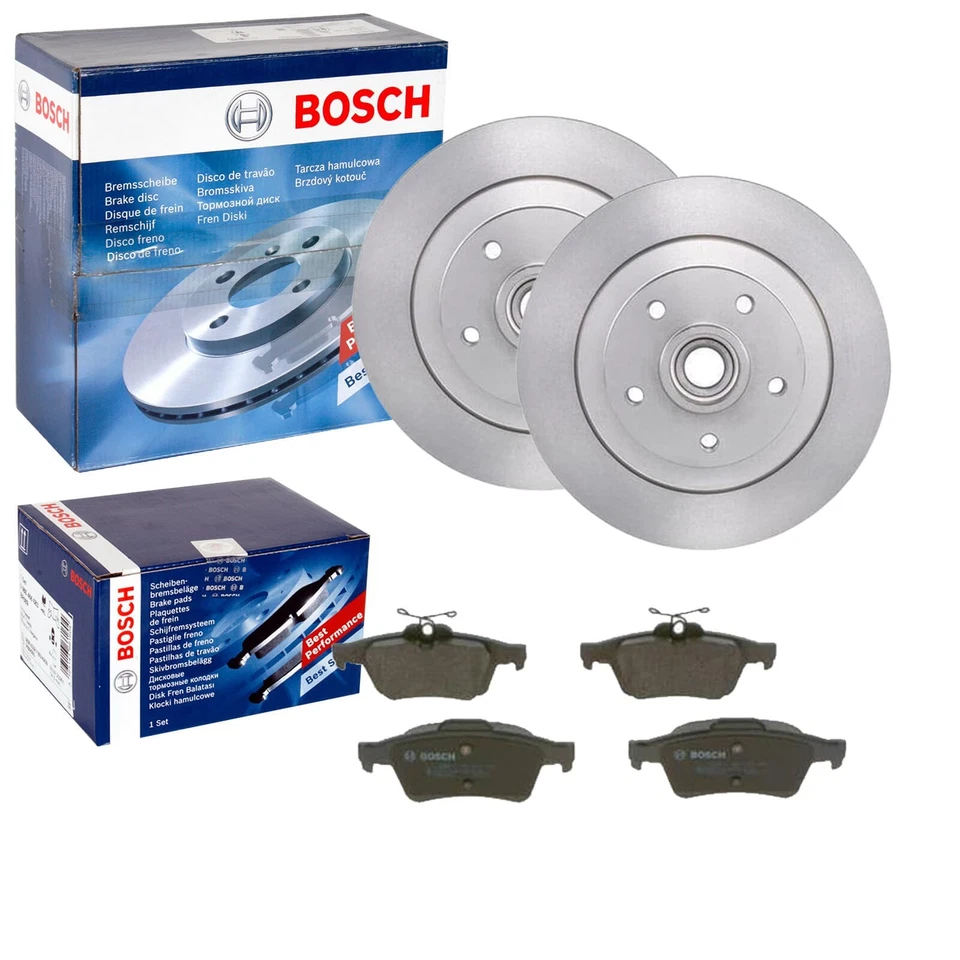 BOSCH Disques de Frein 300mm + Revêtements Arrière Convient pour Renault Laguna - Photo 1/4