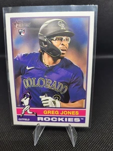 2025 Topps Heritage #392 Greg Jones Base Rookie - Picture 1 of 1