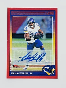 2024 Score Adrian Peterson Red Zone Auto /20 Vikings SSP - Picture 1 of 4