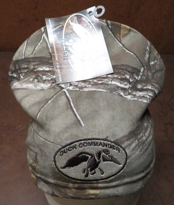 Винтажный новый с Ярлыками утка командир камуфляж коричневый двусторонний зимние чулки шляпа beanie чулок - Изображение 1 из 4