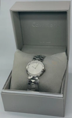 Women’s Calvin Klein Swiss Made Wristwatch K5T 331 Stainless Steel Silver Tone - Image 1 of 4