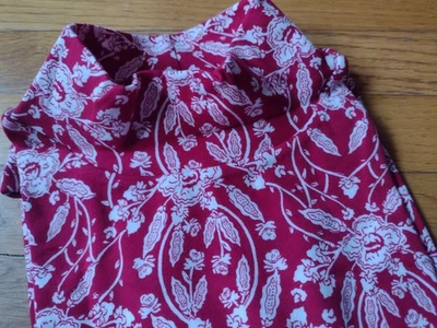 Camisa Croft & Barrow 100 % algodón manga larga cuello falso cuello alto nueva con etiquetas para mujer Foto 1 de 4