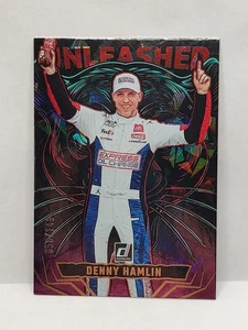 Donruss NASCAR 2025 Unleashed Cracked Ice/149 Denny Hamlin # 5 carreras - Imagen 1 de 2