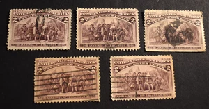 5 - 1894 US Briefmarken Scott #231 Columbian Expo - gebraucht. b - Bild 1 von 2