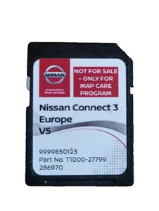 Genuine NISSAN  models year 2015 2016 2017 Connect 3 sd card map sat nav V5 - Picture 1 of 1