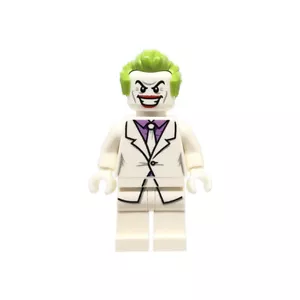LEGO DC Batman Superheroes Villain - Original - White Suit Joker Minifig - New - Picture 1 of 1