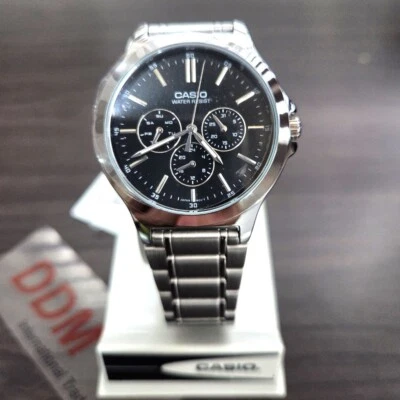 Casio Classic Round Casual Mens Metal Watch MTP-V300D-1A - Image 1 of 4