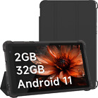 Tablette 7 pouces Android 11.0, 32 Go ROM (128 Go d'expansion), quadricœur, Wifi, GMS