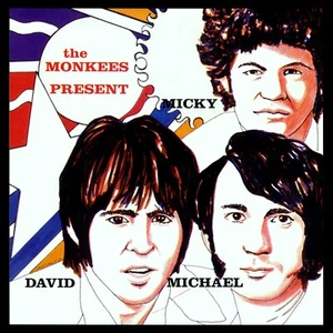 The MONKEES Present BANNER 2x2 Ft Fabric Poster Tapestry Flag album cover art - Picture 1 of 3