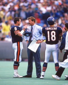 MIKE DITKA and JIM MCMAHON Glossy 8x10 Photo Chicago Bears Print Poster - Picture 1 of 1
