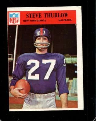 1966 PHILADELPHIA #129 STEVE THURLOW VG+ NY GIANTS *X39715 - Image 1 of 2
