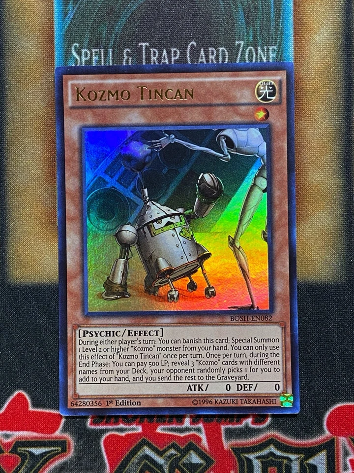 Yugioh Kozmo Tincan BOSH-EN082 Ultra Rare 1st Ed LP - Image 1 of 1