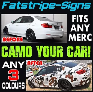 passend für Mercedes A Klasse Grafik Camo Aufkleber Decals Streifen A45 AMG 1.6 D - Bild 1 von 2