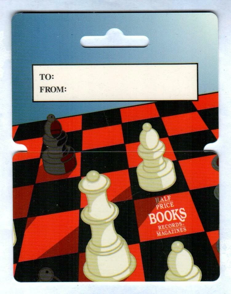 HALF PRICE BOOKS Chess Pieces 2010 Gift Card ( $0 ) - Image 1 of 1
