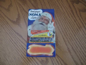 Vintage Noma Christmas Lights Pamphlet Folding Ad Advertising Santa Ephemera - Picture 1 of 6