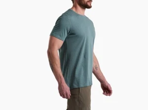 Camiseta Kuhl Brazen KUHLDRY Color Aleación Azul - Totalmente Nueva con Etiquetas Originales - Imagen 1 de 3