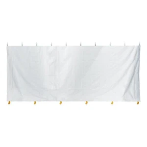8x10 massiver Block außerhalb Seitenwand für Baldachin Event Zelt Hochzeit Party Vinyl Panel - Bild 1 von 9