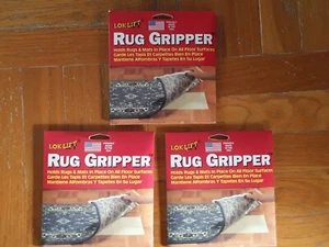Lot of 3 Lok-Lift Rug Gripper 10 In. x 20 In. Nonslip Rug Pad 3-60 new sealed - Picture 1 of 8