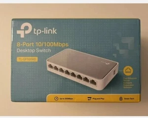 TP-Link TL-SF1008D 8-Port 10/100Mbps Fast Ethernet Unmanaged Desktop Switch - Picture 1 of 1