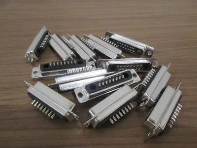 Amphenol, L77TWB17W2S, 15 Pin D-Sub Connector, 50V, Used, Lot of 13 - Image 1 of 4