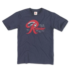 Rainier Naturally Brewed Classic Logo T-Shirt Blau - Bild 1 von 1