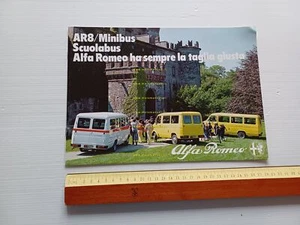 Alfa Romeo furgone AR 8 30-35 Scuolabus 1981 depliant originale italiano - Picture 1 of 6