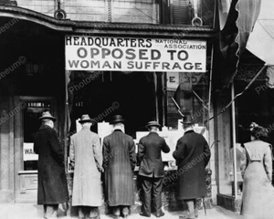 Headquarters Opposed To Woman Suffrage 1911 Vintage 8x10 Reprint Of Old Photo - Bild 1 von 1