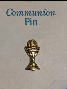 Prendedor De Colección Sagrada Eucaristía IHS Jesucristo Comunión BELLEZA Hecho en Italia - Imagen 1 de 6