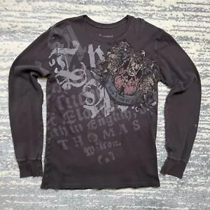 Monarchy Los Angeles Longsleeve Shirt Mens Large Cyber Punk Mall Goth Grunge Y2K - Picture 1 of 7