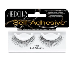 Ardell Self Adhesive Eyelashes - 105S - BLACK - NEW 2 pack - Picture 1 of 1