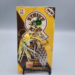 Vintage NOS 1/2 OZ. Strike King Spinnerbait Charles Spence Fishing Lure - Picture 1 of 2
